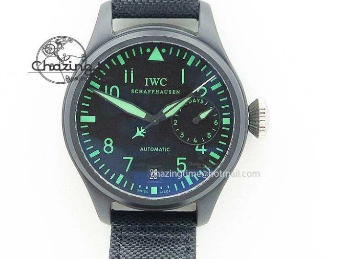 MIROTIME 0211 Classic Aquatimer Chrono IW376803 V6F 1:1 Best Edition Black Dial On SS Bracelet A 7361